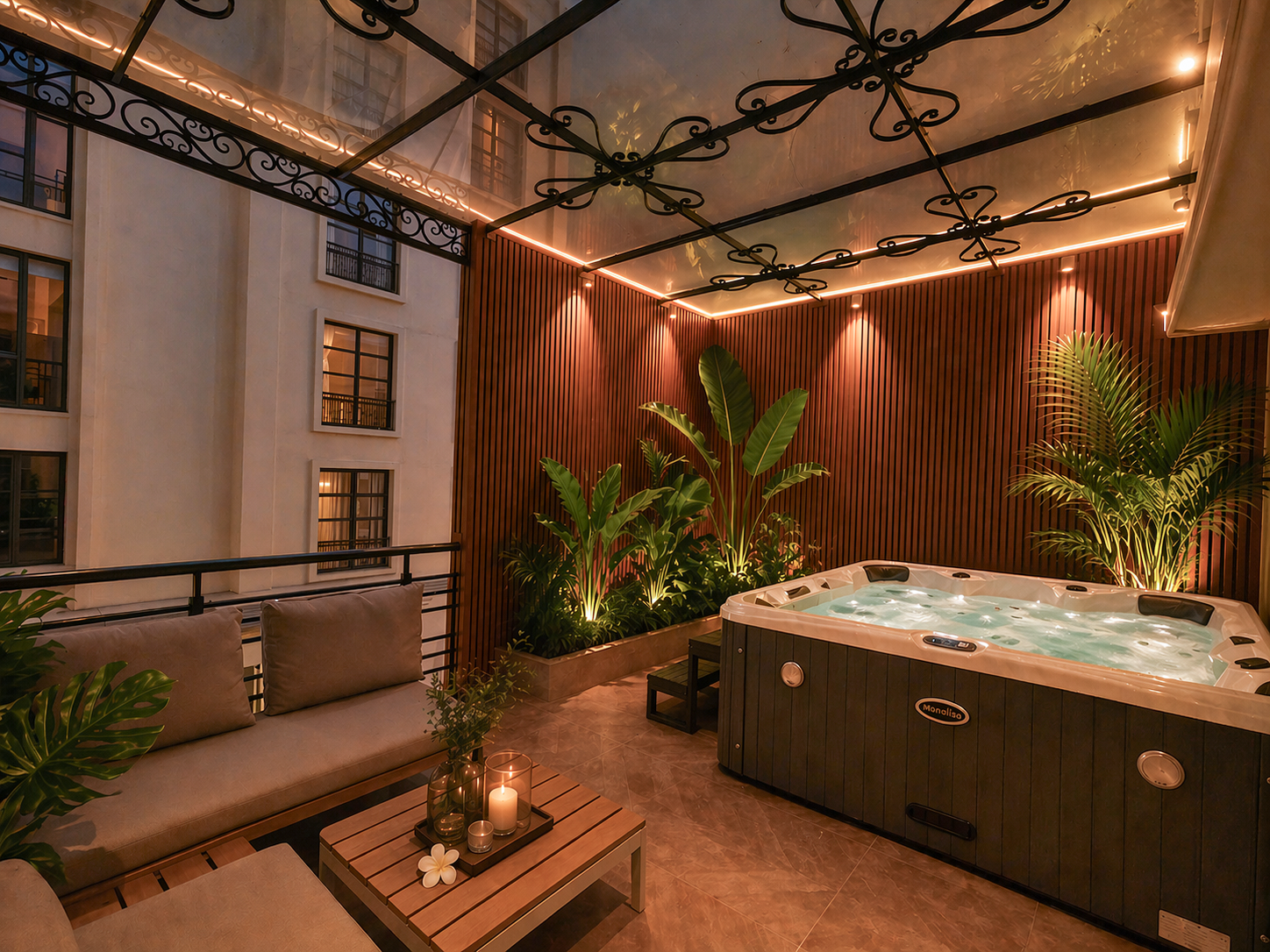 SOLÉA rooftop jacuzzi